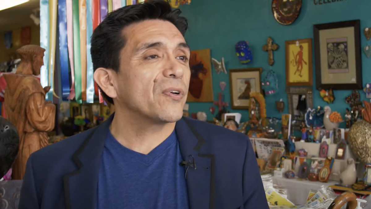 Chicano Literary Activist Tony Diaz at Guadalupe Cultural Arts Center
